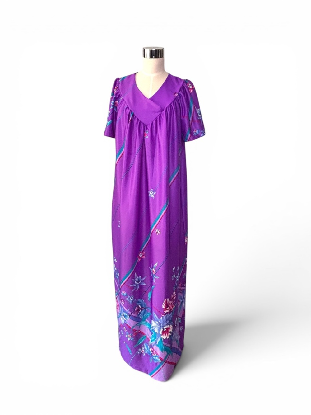 70s Miss California Orchid Dream‎ Lounge Gown
